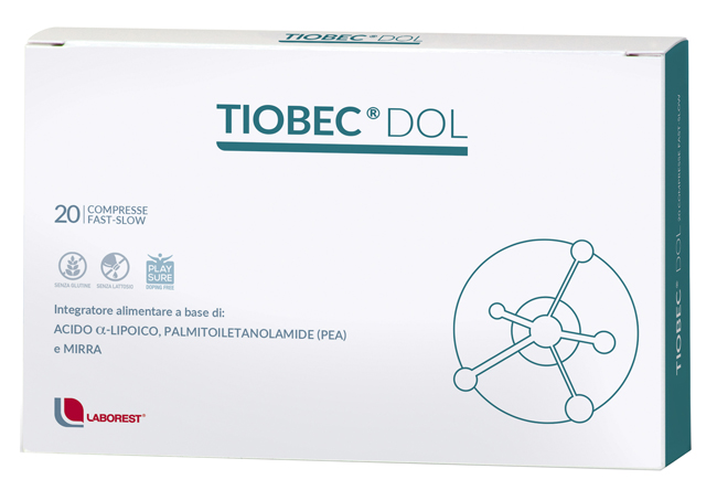 TIOBEC DOL 20 COMPRESSE DA 1455 MG - Farmacia Castello Srl