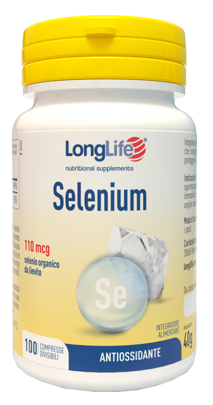 LONGLIFE SELENIUM 100 COMPRESSE DIVISIBILI - Farmacia Castello Srl