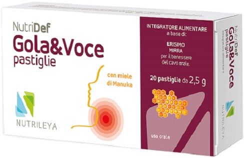 NUTRIDEF GOLA & VOCE MIELE 20 PASTIGLIE - Farmacia Castello Srl