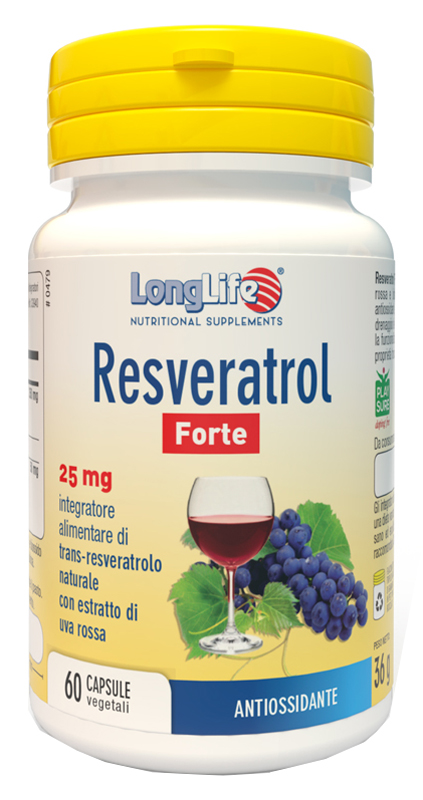 LONGLIFE RESVERATROL FORTE 60 CAPSULE - Farmacia Castello Srl
