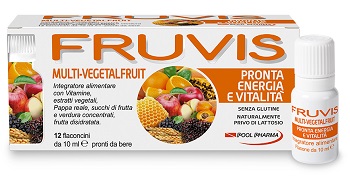 FRUVIS MULTI-VEGETALFRUIT PRONTA ENERGIA E VITALITA' 12 FLA CONCINI DA 10 ML - Farmacia Castello Srl