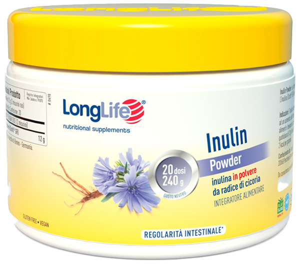 LONGLIFE INULINA POWDER 240 G - Farmacia Castello Srl