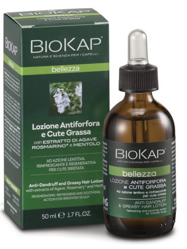 BIOKAP BELLEZZA LOZIONE ANTIFORFORA E CUTE GRASSA 50 ML BIOSLINE - Farmacia Castello Srl