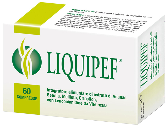 LIQUIPEF 60 COMPRESSE - Farmacia Castello Srl