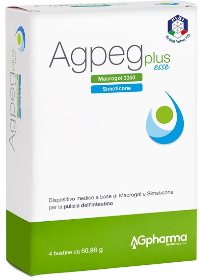 AGPEG PLUS ESSE 4 BUSTE OROSOLUBILI DA 60,98 G - Farmacia Castello Srl