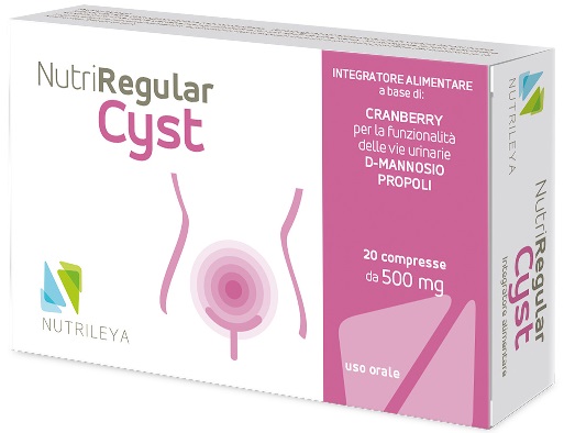 NUTRIREGULAR CYST 20 CAPSULE 500 MG - Farmacia Castello Srl