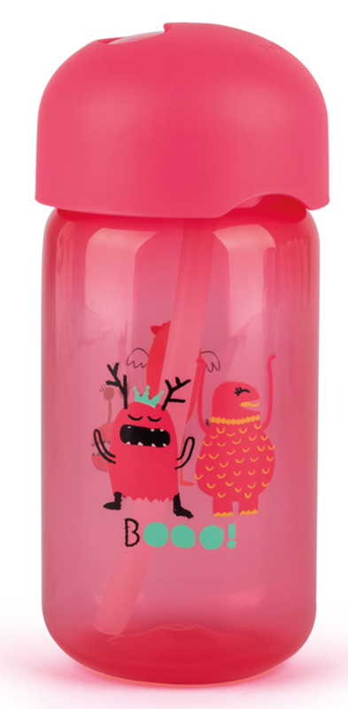 SUAVINEX BOOO TAZZA CON CANNUCCIA ROSA - Farmacia Castello Srl