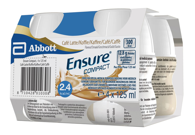 ENSURE COMPACT CAFFE 4 BOTTIGLIE DA 125 ML - Farmacia Castello Srl