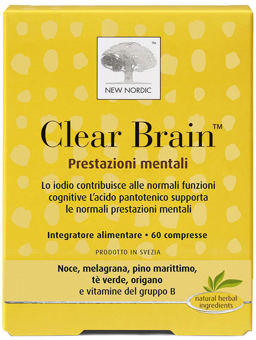 CLEAR BRAIN 60 COMPRESSE - Farmacia Castello Srl