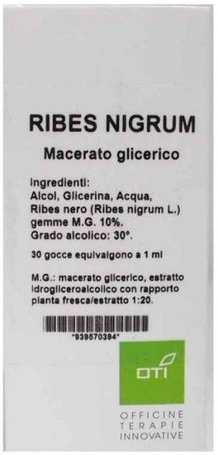 RIBES NIGRUM MACERATO GLICERICO 10% GOCCE 100ML - Farmacia Castello Srl