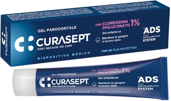 CURASEPT ADS GEL PARODONTALE CLOREXIDINA DIGLUCONATO 1% 30 ML - Farmacia Castello Srl