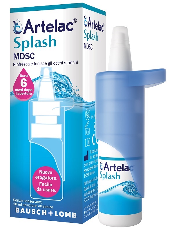 ARTELAC SPLASH MULTIDOSE GOCCE OCULARI FLACONE 10 ML - Farmacia Castello Srl