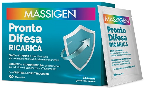 MASSIGEN PRONTO DIFESA RICARICA 14 BUSTINE DA 5 G - Farmacia Castello Srl