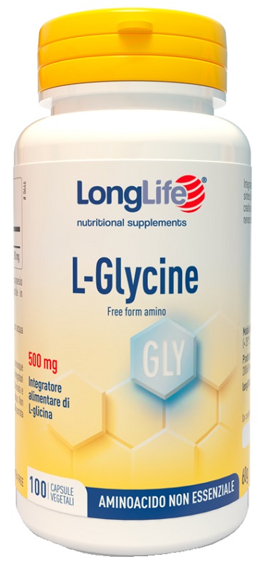 LONGLIFE L-GLYCINE 500 MG 100 CAPSULE VEGETALI - Farmacia Castello Srl