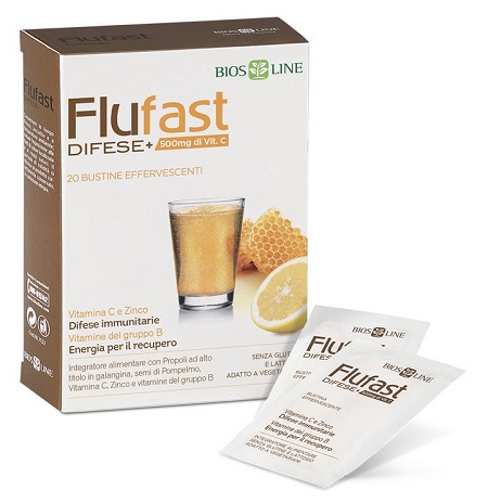 APIX PROPOLI FLUFAST DIFESE+ 20 BUSTINE EFFERVESCENTI BIOSLINE - Farmacia Castello Srl