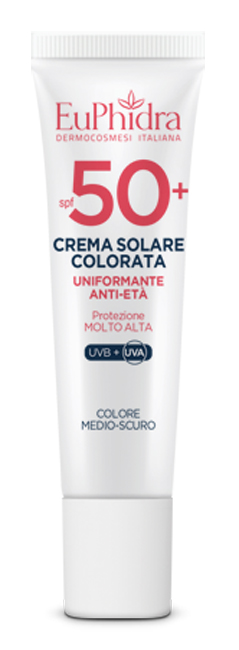 EUPHIDRA KALEIDO CREMA COLORATA MEDIO-SCURO VISO SPF50+ 30 ML - Farmacia Castello Srl