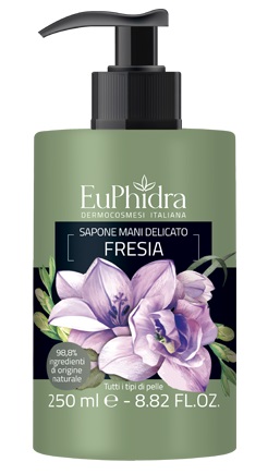 EUPHIDRA SAPONE LIQUIDO MANI FRESIA IN FLACONE CON ETICHETTA DISPENSER - Farmacia Castello Srl