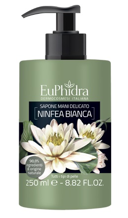 EUPHIDRA SAPONE LIQUIDO MANI NINFEA IN FLACONE CON ETICHETTA DISPENSER - Farmacia Castello Srl