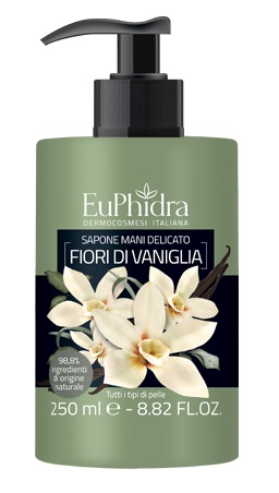 EUPHIDRA SAPONE LIQUIDO MANI VANIGLIA IN FLACONE CON ETICHETTA DISPENSER - Farmacia Castello Srl