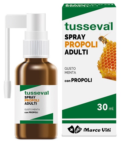 TUSSEVAL GOLA PROPOLI SPRAY PER ADULTI 30 ML - Farmacia Castello Srl