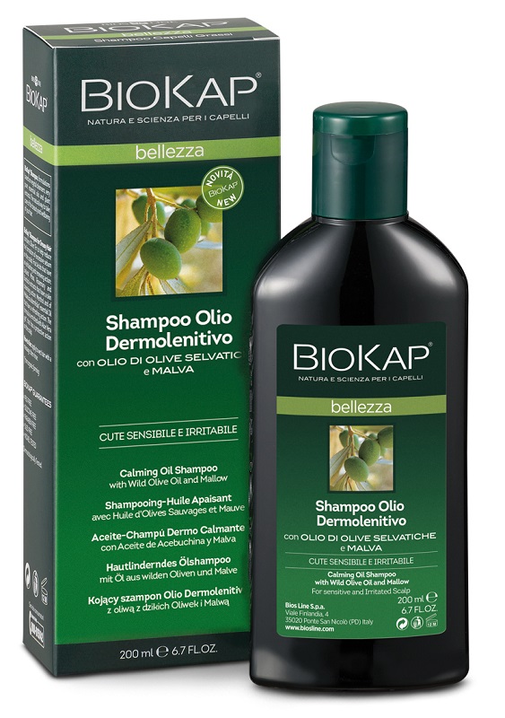 BIOKAP BELLEZZA SHAMPOO OLIO DERMOLENITIVO 200 ML BIOSLINE - Farmacia Castello Srl