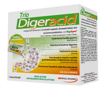 TRIO DIGERACID 12 BUSTINE - Farmacia Castello Srl