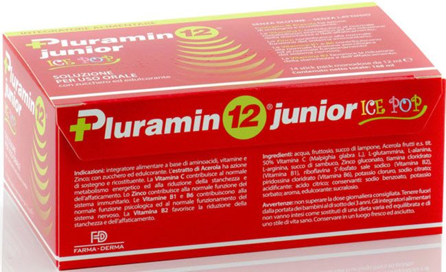 PLURAMIN12 JUNIOR 14 STICK PACK DA 12 ML - Farmacia Castello Srl