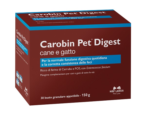 CAROBIN PET DIGEST GRANULARE 30 BUSTE DA 5 G - Farmacia Castello Srl