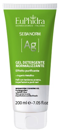 EUPHIDRA SEBANORM AG GEL DETERGENTE 200 ML - Farmacia Castello Srl