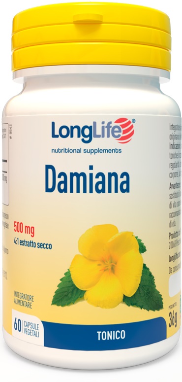 LONGLIFE DAMIANA 60 CAPSULE - Farmacia Castello Srl