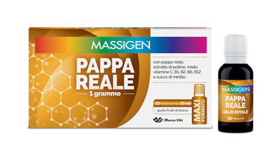 MASSIGEN PAPPA REALE 10 FLACONI DA 25 ML - Farmacia Castello Srl