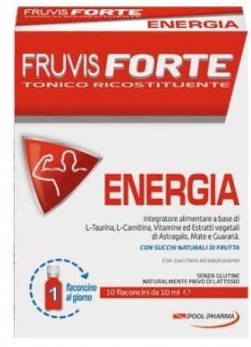 FRUVIS FORTE ENERGIA 10 FLACONCINI DA 10 ML - Farmacia Castello Srl
