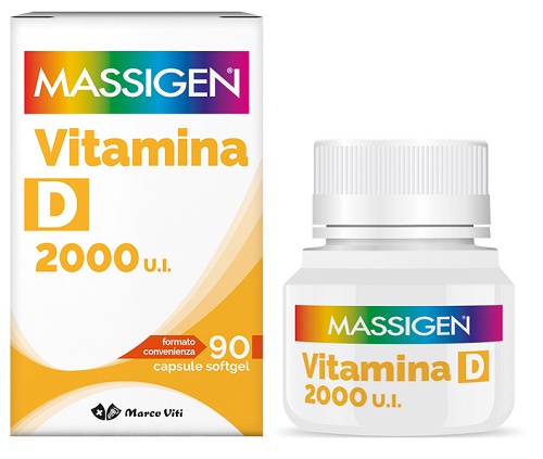 MASSIGEN VITAMINA D 2000 UI 90 CAPSULE SOFTGEL - Farmacia Castello Srl