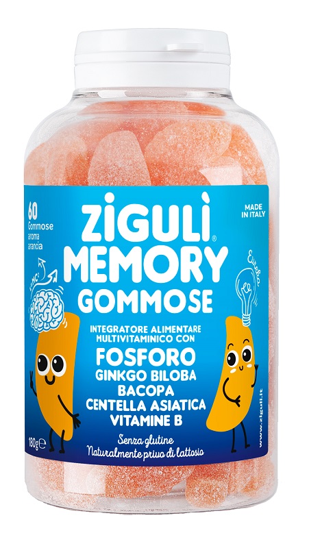 ZIGULI MEMORY ARANCIA 60 GOMMOSE - Farmacia Castello Srl
