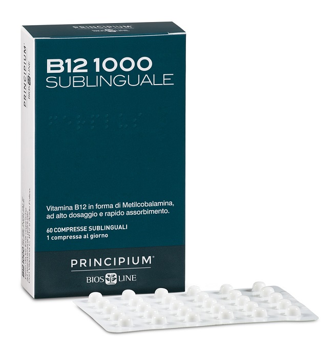 PRINCIPIUM B12 1000 60 COMPRESSE SUBLINGUALI - Farmacia Castello Srl