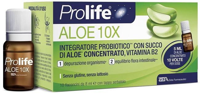 PROLIFE ALOE 10 FLACONI X 8 ML - Farmacia Castello Srl