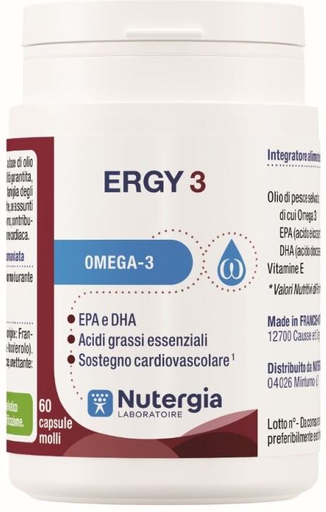 ERGY 3 60 CAPSULE - Farmacia Castello Srl