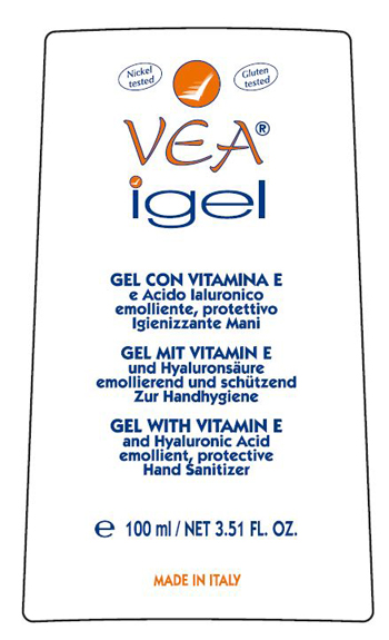 VEA IGEL GEL MANI IGIENIZZANTE VITAMINA E ACIDO IALURONICO 100 ML - Farmacia Castello Srl