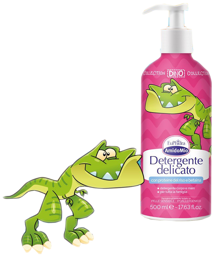 EUPHIDRA AMIDOMIO DETERGENTE DELICATO 500 ML + LIBRO IN OMAGGIO - Farmacia Castello Srl