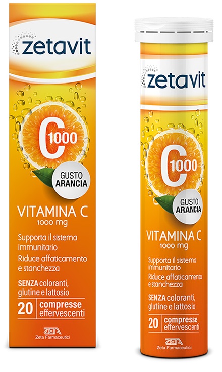 ZETAVIT C1000 20 COMPRESSE EFFERVESCENTI - Farmacia Castello Srl