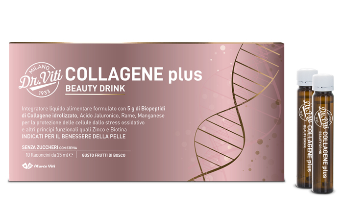 DR VITI COLLAGENE BEAUTY DRINK PLUS 250 ML - Farmacia Castello Srl