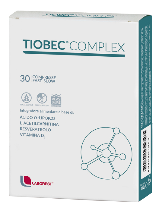TIOBEC COMPLEX 30 COMPRESSE FAST SLOW - Farmacia Castello Srl