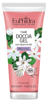 EUPHIDRA DOCCIA GEL TIARE' 200 ML - Farmacia Castello Srl