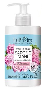 EUPHIDRA SAPONE LIQUIDO PETALI DI ROSA 250 ML - Farmacia Castello Srl