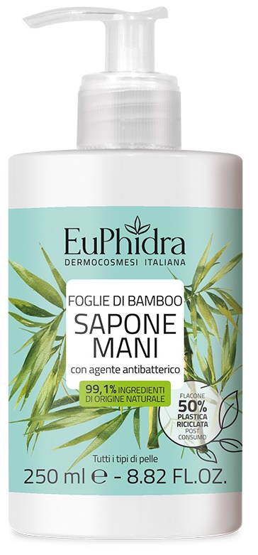 EUPHIDRA SAPONE LIQUIDO FOGLIE DI BAMBOO 250 ML - Farmacia Castello Srl