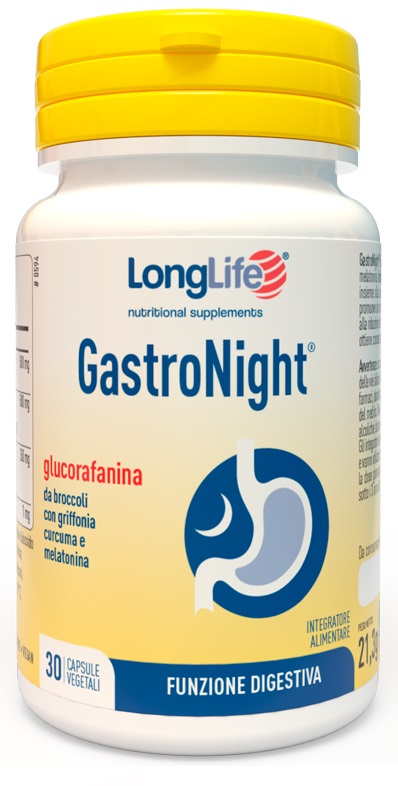 LONGLIFE GASTRONIGHT 30 CAPSULE VEGETALI - Farmacia Castello Srl