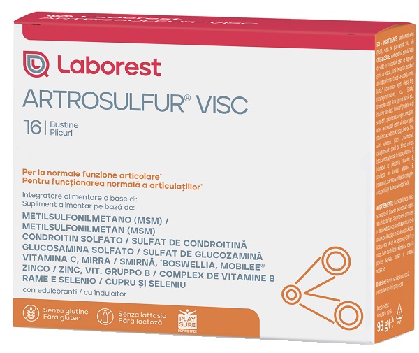 ARTROSULFUR VISC 16 BUSTINE DA 6 G - Farmacia Castello Srl
