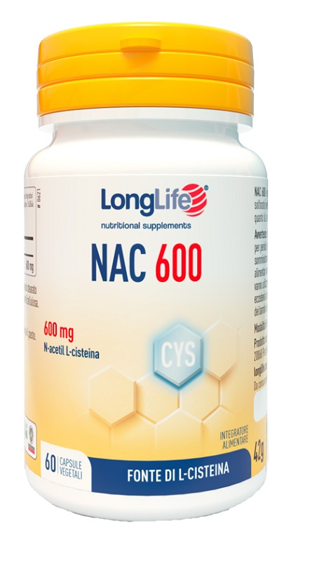 LONGLIFE NAC 600MG 60 CAPSULE - Farmacia Castello Srl