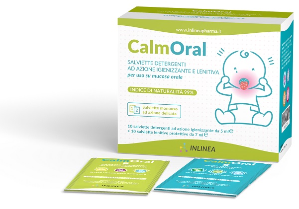 CALMORAL 10 SALVIETTE DETERGENTI + 10 SALVIETTE LENITIVE PROTETTIVE - Farmacia Castello Srl