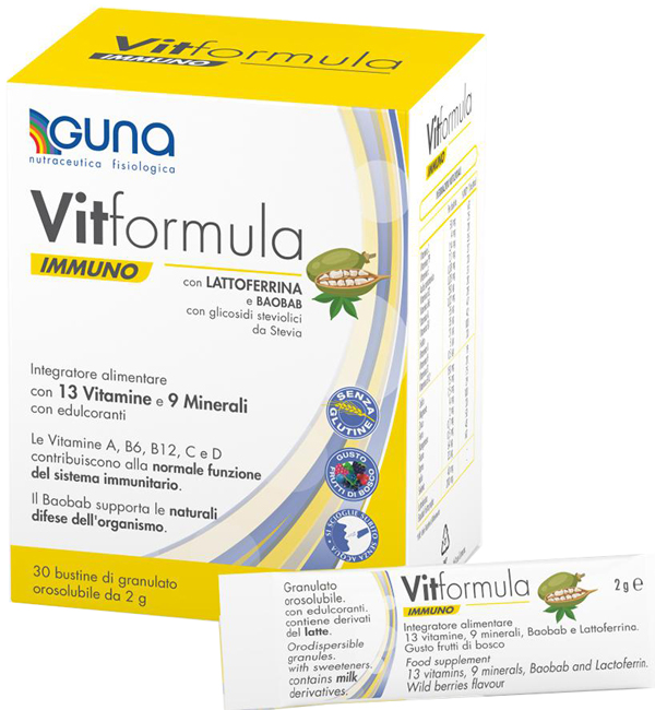 VITFORMULA IMMUNO 30 STICK DA 2 G - Farmacia Castello Srl